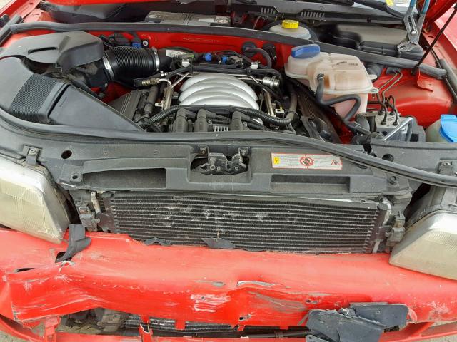 WAUED28D7XA002813 - 1999 AUDI A4 2.8 QUA RED photo 7