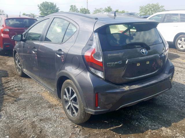 JTDKDTB37J1605022 - 2018 TOYOTA PRIUS C GRAY photo 3