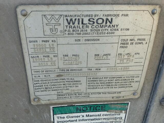 1W1UFS2557D532972 - 2007 INTERNATIONAL ALL MODELS Сұр фото 10