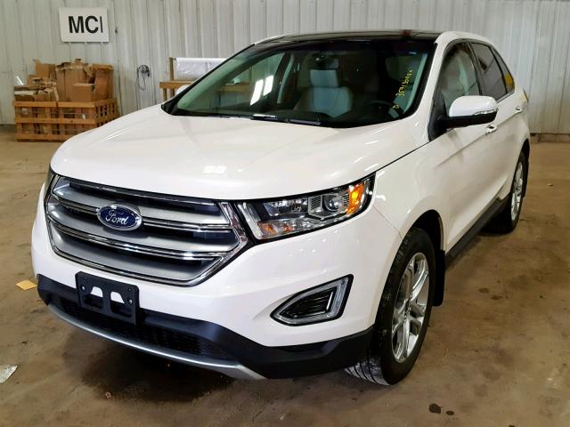 2FMPK4K9XHBC17282 - 2017 FORD EDGE TITAN WHITE photo 2