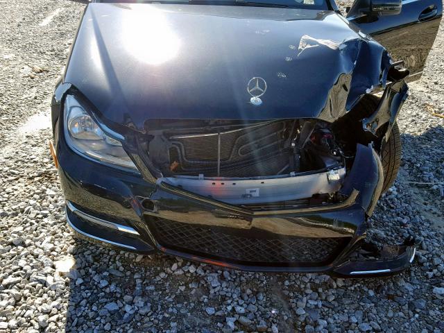 WDDGF4HB2DA858263 - 2013 MERCEDES-BENZ C 250 BLACK photo 7