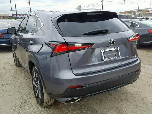 JTJYARBZ8K2132959 - 2019 LEXUS NX 300 GRAY photo 3