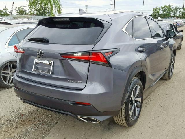 JTJYARBZ8K2132959 - 2019 LEXUS NX 300 GRAY photo 4