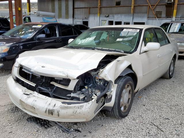 1G6KD54Y61U200601 - 2001 CADILLAC DEVILLE WHITE photo 2