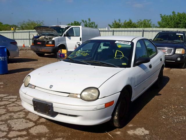 1B3ES47C6WD623035 - 1998 DODGE NEON HIGHL WHITE photo 2