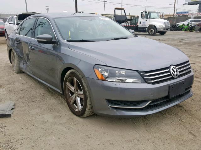 1VWBP7A31EC002008 - 2014 VOLKSWAGEN PASSAT SE GRAY photo 1