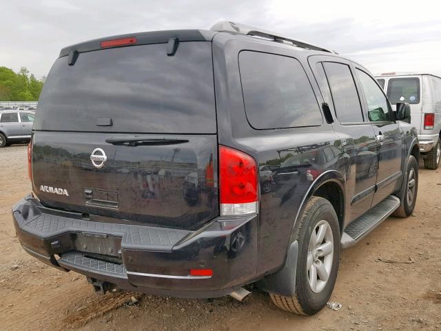 5N1AA0NCXDN603255 - 2013 NISSAN ARMADA SV BLACK photo 4