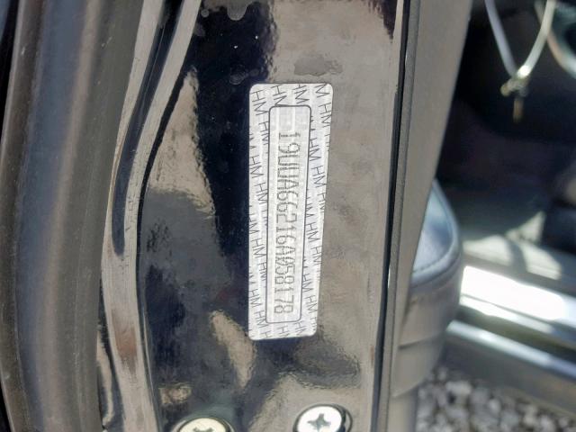 19UUA66216A058178 - 2006 ACURA 3.2TL BLACK photo 10