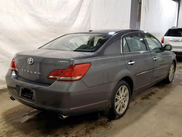 4T1BK36B59U349072 - 2009 TOYOTA AVALON XL GRAY photo 4