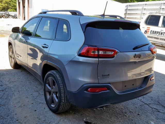 1C4PJLCB6GW307383 - 2016 JEEP CHEROKEE L GRAY photo 3