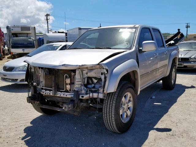 1GCJSDDE3A8100611 - 2010 CHEVROLET COLORADO L SILVER photo 2