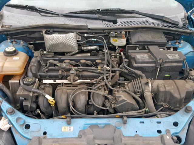 1FAHP34N37W279205 - 2007 FORD FOCUS ZX4 BLUE photo 7