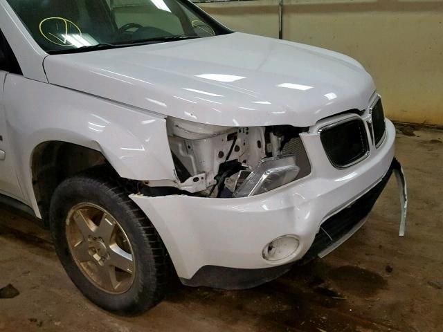 2CKDL33F596200119 - 2009 PONTIAC TORRENT WHITE photo 9