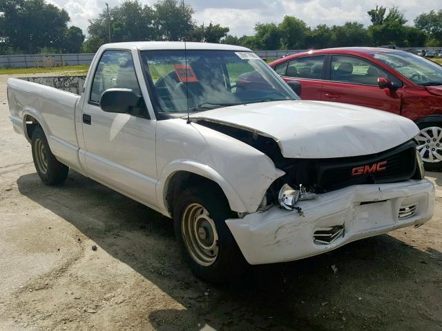 1GTCS14X638140578 - 2003 GMC SONOMA WHITE photo 1