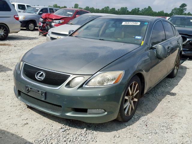 JTHBH96S065018927 - 2006 LEXUS GS 300 GREEN photo 2