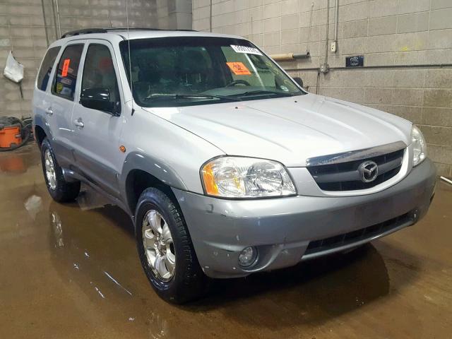 4F2CU09112KM64211 - 2002 MAZDA TRIBUTE LX SILVER photo 1