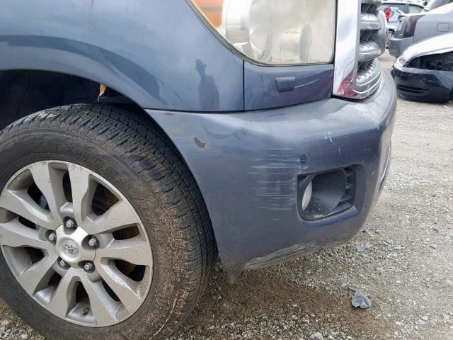 5TDZY68A18S006365 - 2008 TOYOTA SEQUOIA LI BLUE photo 9