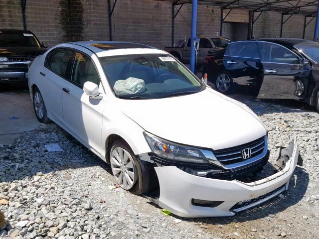 1HGCR2F84EA169078 - 2014 HONDA ACCORD EXL WHITE photo 1