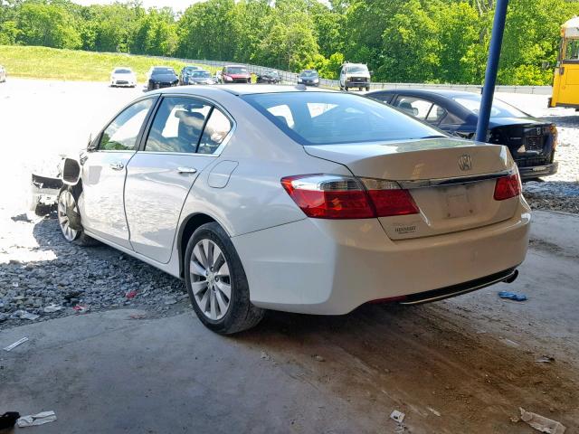 1HGCR2F84EA169078 - 2014 HONDA ACCORD EXL WHITE photo 3