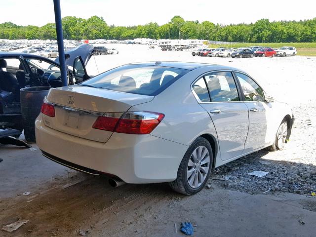 1HGCR2F84EA169078 - 2014 HONDA ACCORD EXL WHITE photo 4