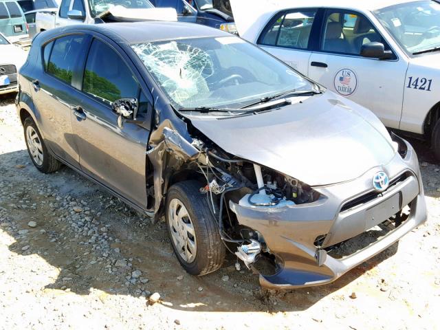 JTDKDTB36F1112052 - 2015 TOYOTA PRIUS C GRAY photo 1