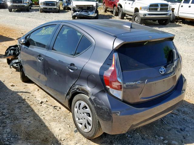 JTDKDTB36F1112052 - 2015 TOYOTA PRIUS C GRAY photo 3