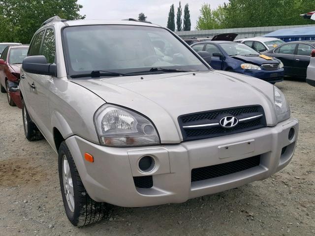 KM8JM12B85U077188 - 2005 HYUNDAI TUCSON GL SILVER photo 1