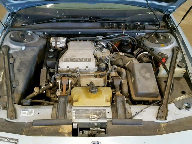 2G4WD14T7K1459327 - 1989 BUICK REGAL LIMI BLUE photo 7