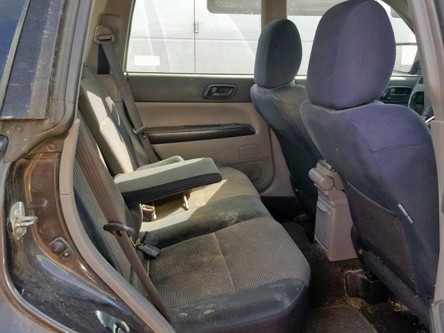 JF1SG66628H726027 - 2008 SUBARU FORESTER S GRAY photo 6