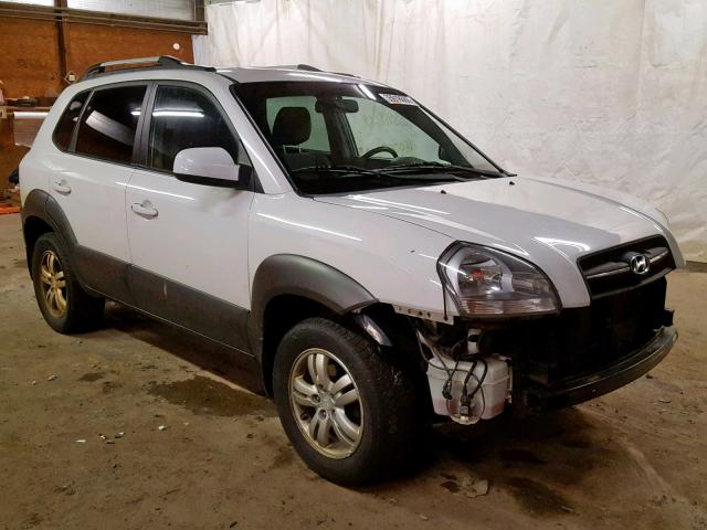 KM8JN72D07U505405 - 2007 HYUNDAI TUCSON SE WHITE photo 1