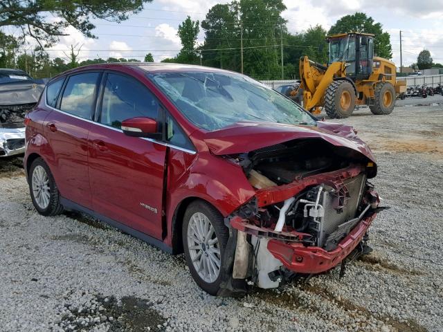 1FADP5BU9FL116255 - 2015 FORD C-MAX SEL RED photo 1