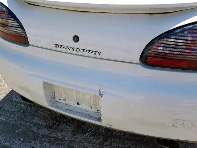 1G2WR5214XF243034 - 1999 PONTIAC GRAND PRIX WHITE photo 9
