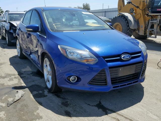 1FAHP3N22CL356484 - 2012 FORD FOCUS TITA BLUE photo 1