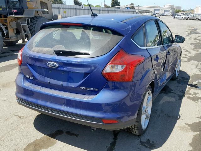 1FAHP3N22CL356484 - 2012 FORD FOCUS TITA BLUE photo 4