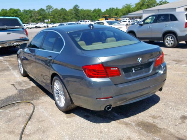 WBAFR7C51BC801132 - 2011 BMW 535 I GRAY photo 3