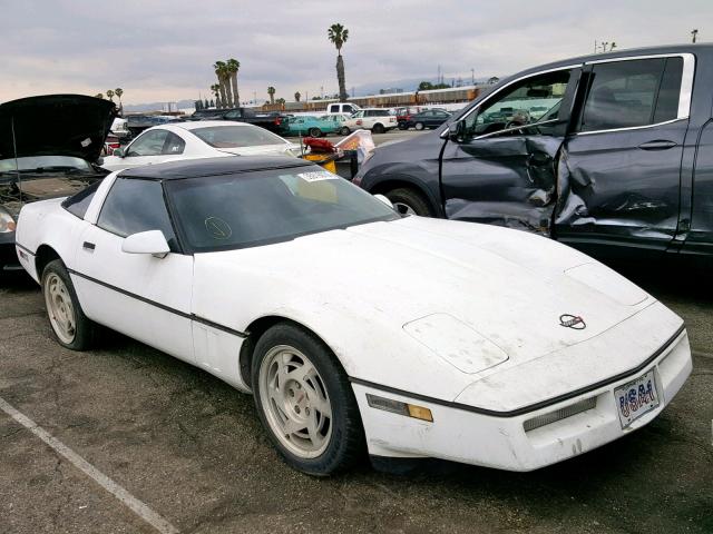 1G1YY2389L5108593 - 1990 CHEVROLET CORVETTE WHITE photo 1