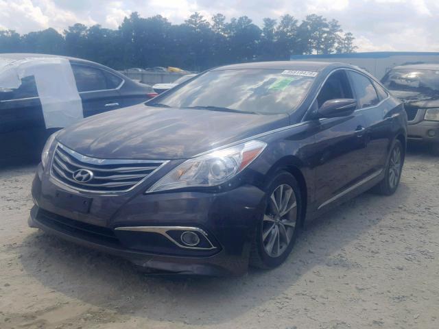 KMHFG4JG4FA440827 - 2015 HYUNDAI AZERA BROWN photo 2