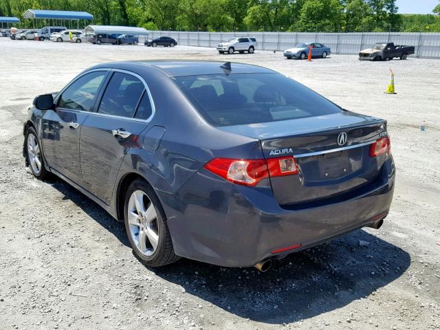 JH4CU2F67BC011005 - 2011 ACURA TSX GRAY photo 3