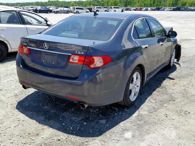 JH4CU2F67BC011005 - 2011 ACURA TSX GRAY photo 4