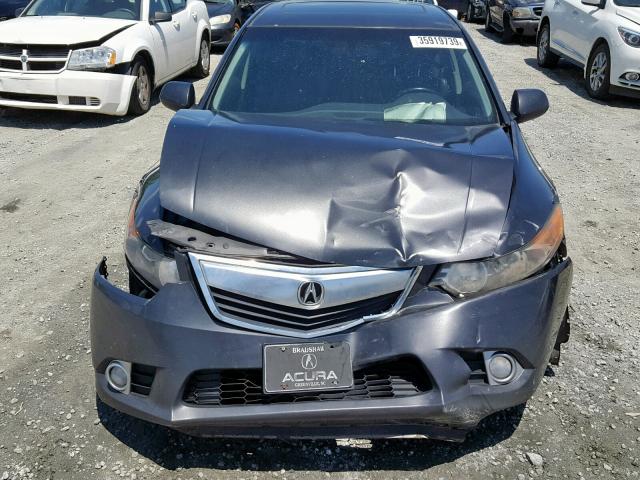 JH4CU2F67BC011005 - 2011 ACURA TSX GRAY photo 7