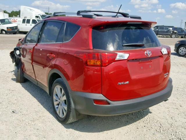 2T3DFREV9FW390562 - 2015 TOYOTA RAV4 LIMIT RED photo 3