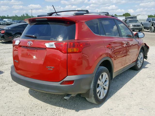 2T3DFREV9FW390562 - 2015 TOYOTA RAV4 LIMIT RED photo 4