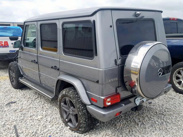 WDCYC3KFXHX276518 - 2017 MERCEDES-BENZ G 550 SILVER photo 3