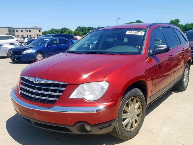 2A8GM68X77R240775 - 2007 CHRYSLER PACIFICA T RED photo 2