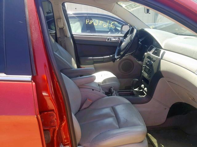 2A8GM68X77R240775 - 2007 CHRYSLER PACIFICA T RED photo 5