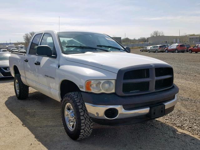 3D7KU28D33G837105 - 2003 DODGE RAM 2500 S თეთრი ფოტო 1