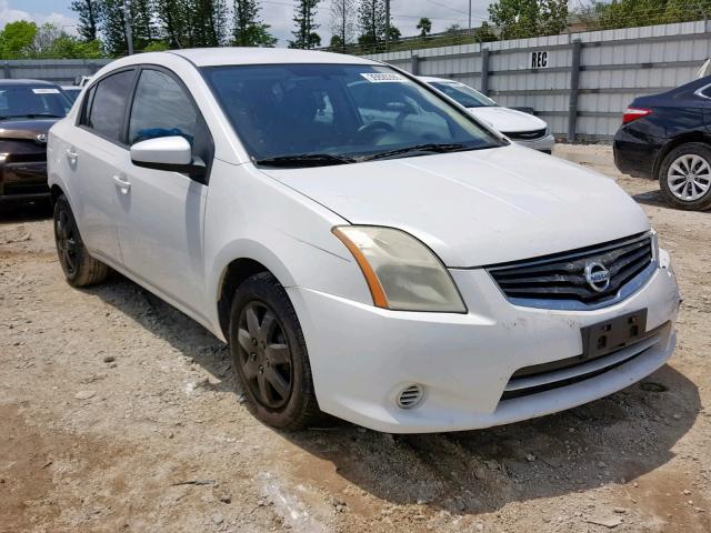 3N1AB6AP1BL709073 - 2011 NISSAN SENTRA 2.0 WHITE photo 1