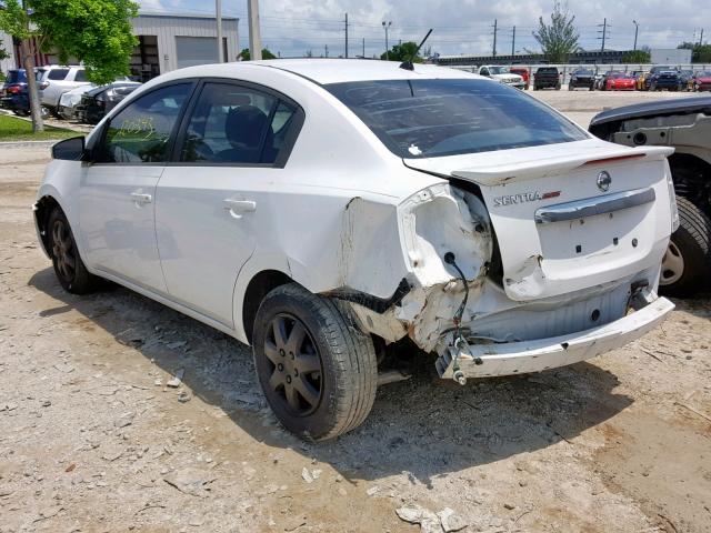 3N1AB6AP1BL709073 - 2011 NISSAN SENTRA 2.0 WHITE photo 3