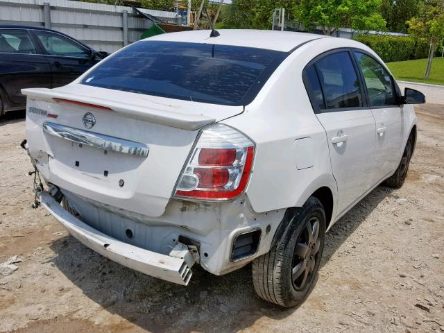 3N1AB6AP1BL709073 - 2011 NISSAN SENTRA 2.0 WHITE photo 4