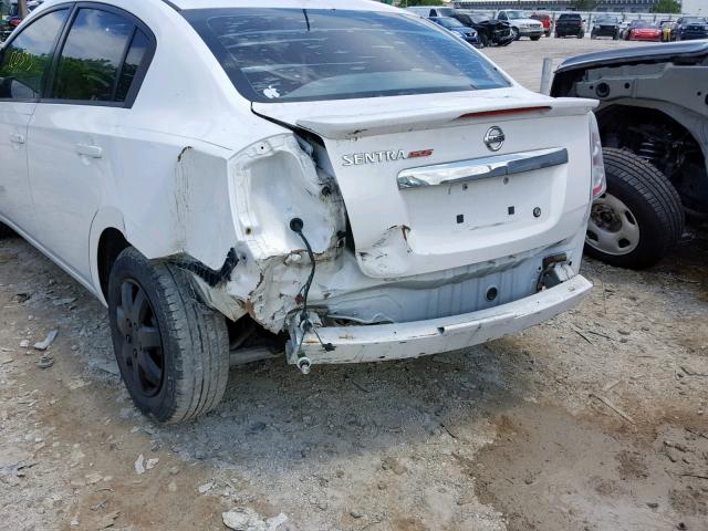 3N1AB6AP1BL709073 - 2011 NISSAN SENTRA 2.0 WHITE photo 9